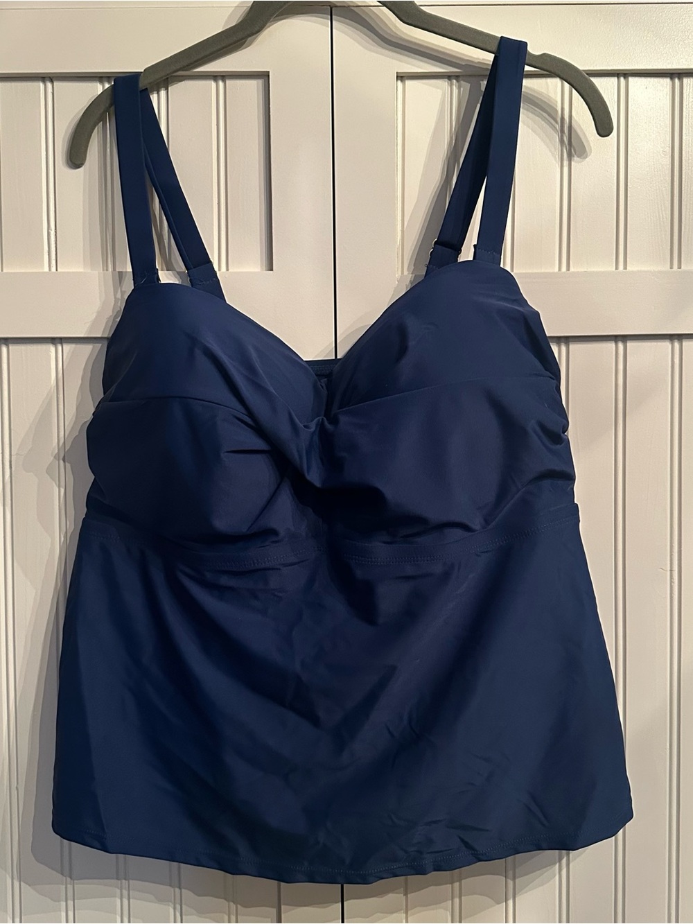 Catalina Navy Plus Tankini Top
